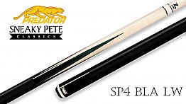 Predator 4-Point Sneaky Pete Classics Pool Cue - Black/Green Veneers - Linen Wrap