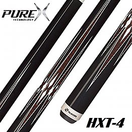 PureX® HXT4 - 19oz Midnight Black & Zebrawood Wrapless Cue