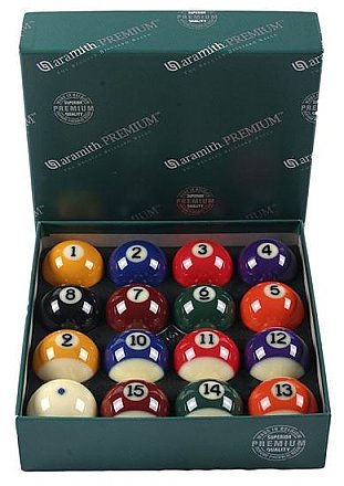 2 1/16  POOL Premier Aramith  Ball Set