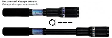 Black Universal Telescopic Extension
