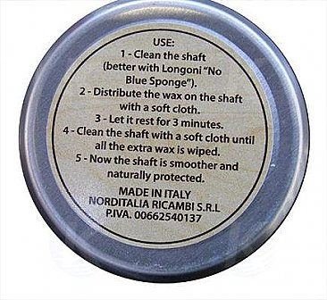 Longoni Special Wax for wood Shafts