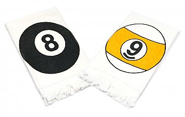 Billiard Towel 8 or 9 ball, with Hook