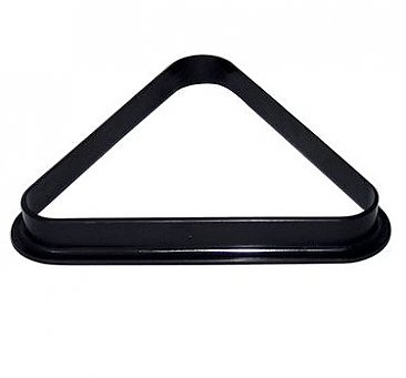 2 1/4" Black plastic Triangle, 8 ball rack