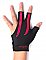 Pro Grade Three Finger Glove Red/Black