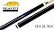 Predator 4 Point Sneaky Pete Black / Blue Points No Wrap Pool Cue