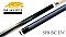 Predator 8 Point Sneaky Pete Black/Curly/Blue Points Linen Wrap Pool Cue